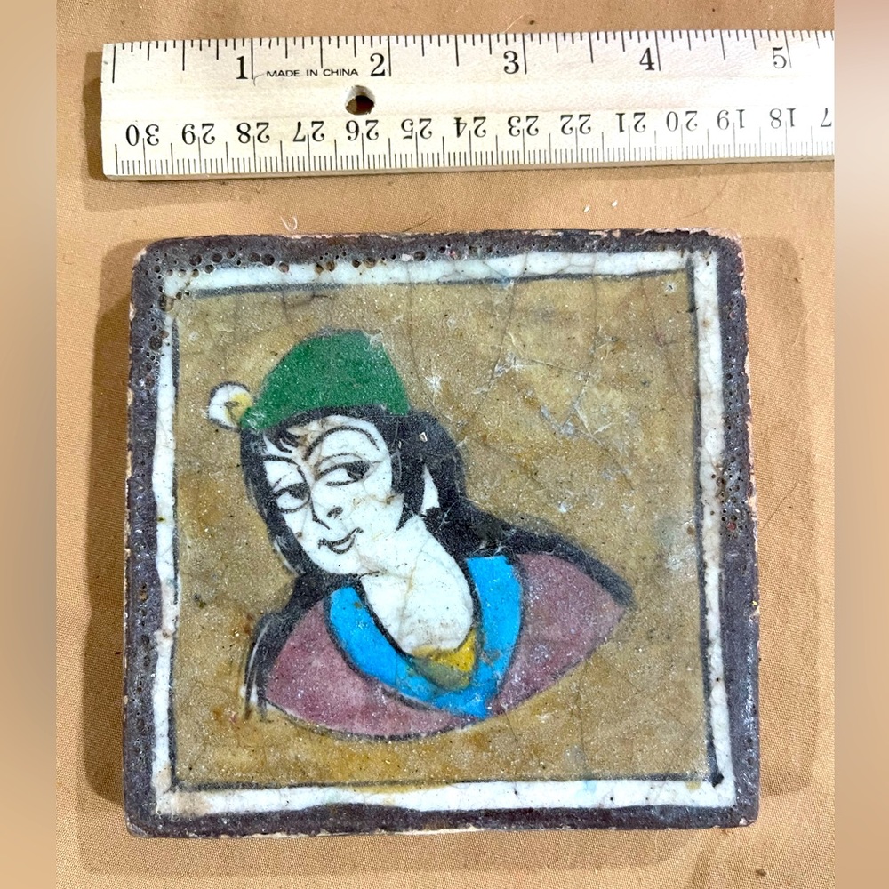 Vintage Turkish tile 1960s or earlier - Picture 2 of 6
